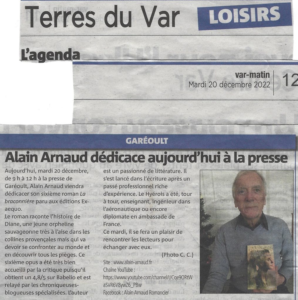 Le journal Sud Ouest (édition pays basque) a rédigé un superbe article sur La Confrérie de l’échelle d’ Eric Lambert