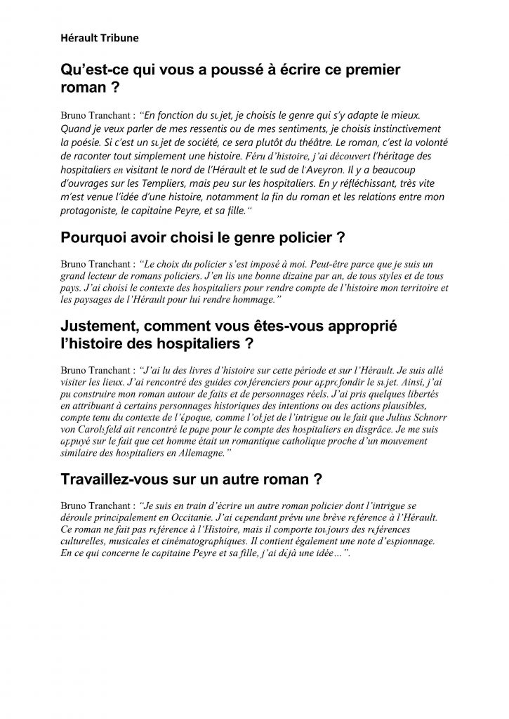 Herault tribune désordres meurtriers
