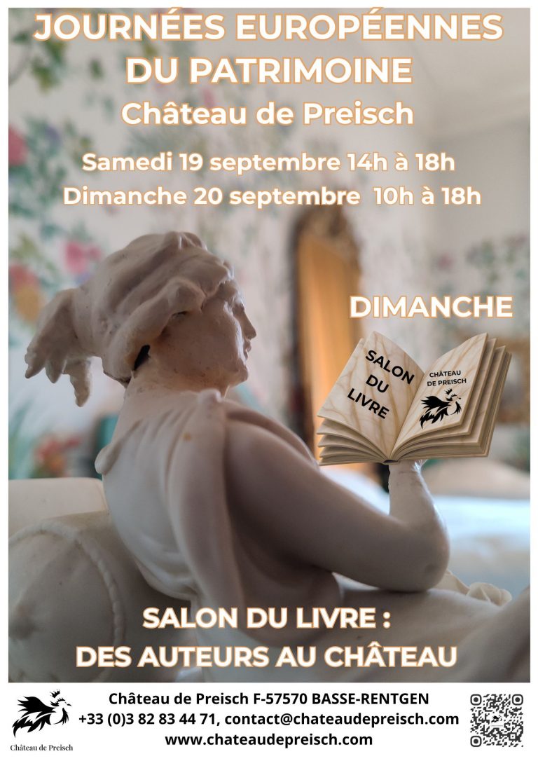 Illustration de Christian Schott au salon du livre au Château de Preish ( Moselle)