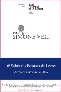 Illustration de Mona Azzam au 16è salon des Femmes de Lettres