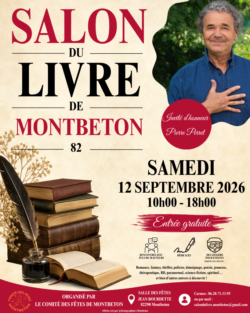 Illustration de Gérard Linsolas au salon de Montbéton (82)