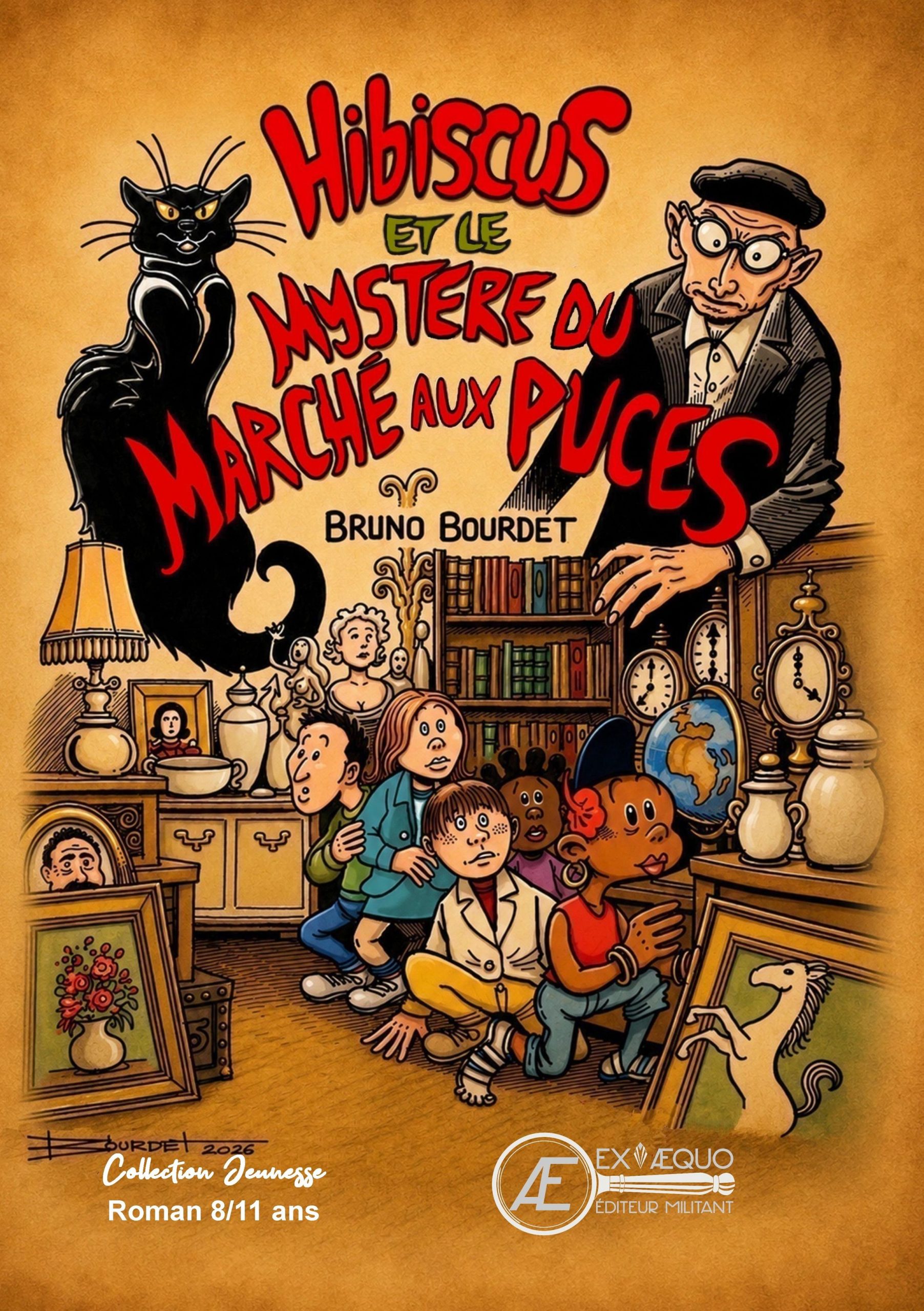 Couverture de Hibiscus et le mystère du marché aux puces
